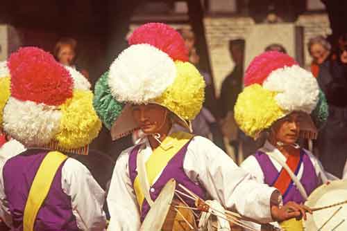 korean drummers-AsiaPhotoStock