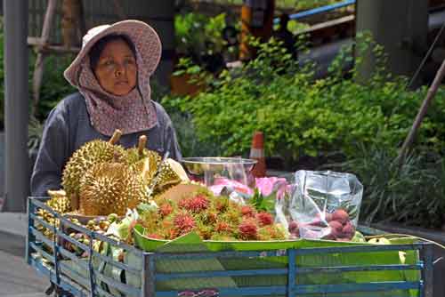 durian seller bangkok-AsiaPhotoStock
