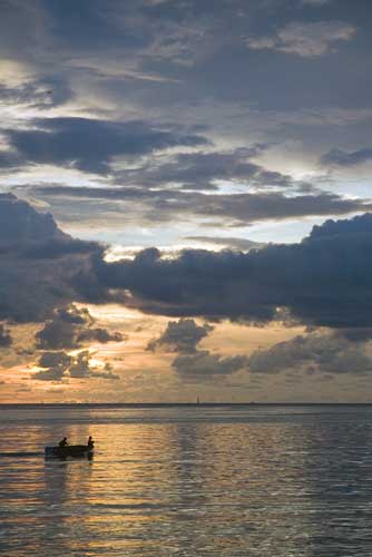 dusk at kk waterfront-AsiaPhotoStock