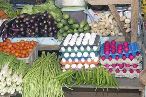 eggs and eggplant-AsiaPhotoStock