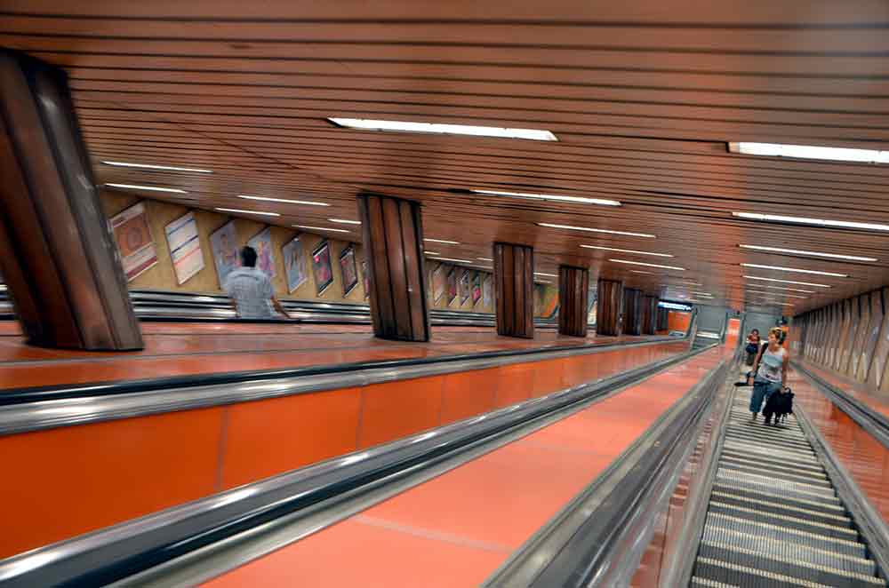 escalator metro-AsiaPhotoStock
