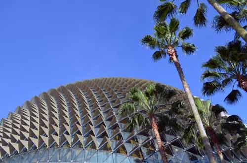 esplanade roof and sky-AsiaPhotoStock