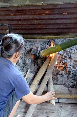 firing bamboo-AsiaPhotoStock