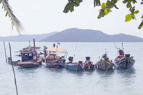fishing boats anchored-AsiaPhotoStock