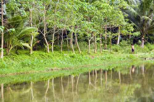 reflection in river-AsiaPhotoStock