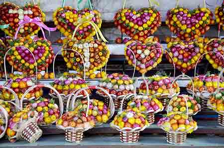 flower baskets-AsiaPhotoStock