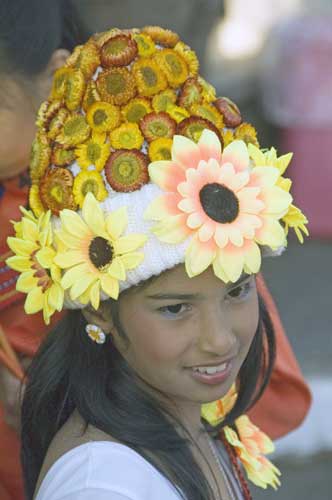 flower hat-AsiaPhotoStock