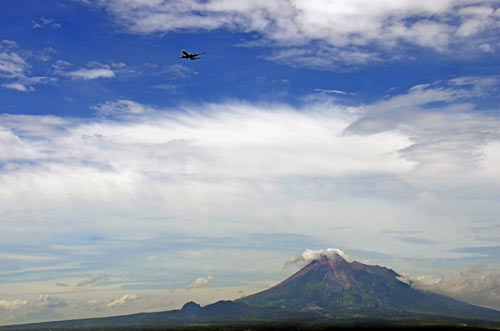 fly by merapi-AsiaPhotoStock