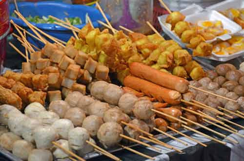 food on sticks thailand-AsiaPhotoStock