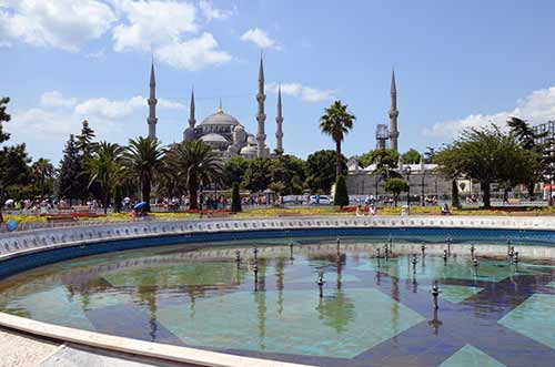 fountain mosque-AsiaPhotoStock