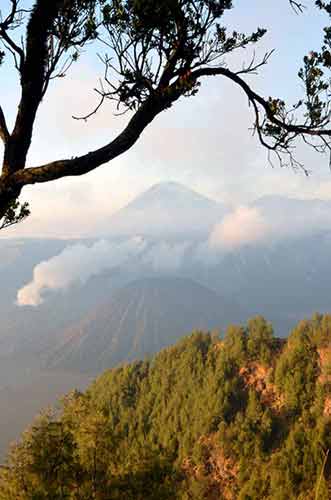 framed volcano-AsiaPhotoStock