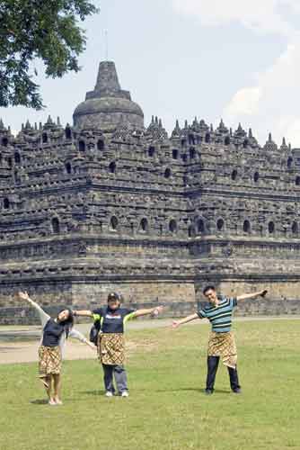 fun at borobudur-AsiaPhotoStock