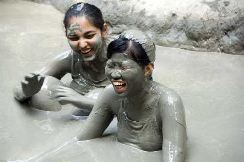 fun in the mud baths-AsiaPhotoStock