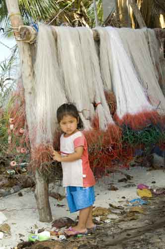 girl with fishing nets-AsiaPhotoStock
