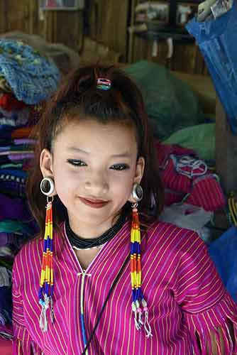 girl of kayah karen-AsiaPhotoStock