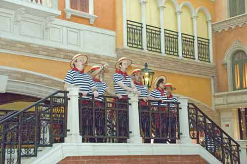 gondoliers singing-AsiaPhotoStock