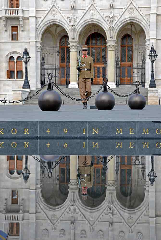 guard reflection-AsiaPhotoStock