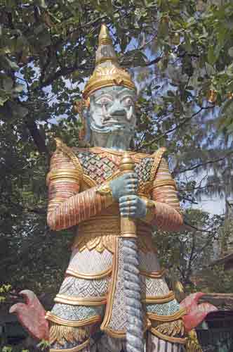 guard at big buddha-AsiaPhotoStock