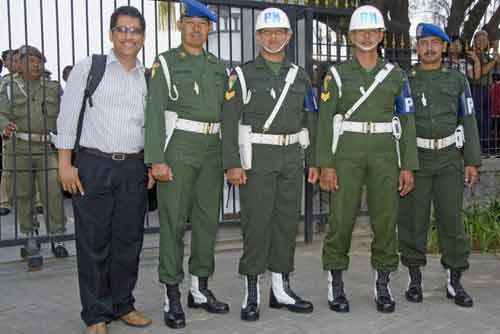 guards at lawang sewu-AsiaPhotoStock