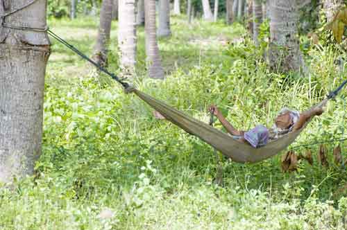 lady in hammock-AsiaPhotoStock