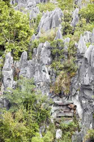 cliff cave coffins-AsiaPhotoStock