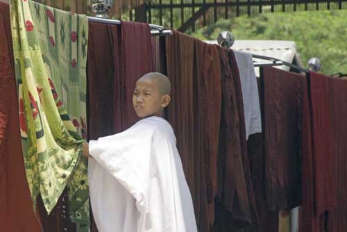 hanging robes-AsiaPhotoStock