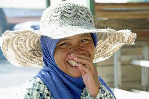 happy lady vendor-AsiaPhotoStock