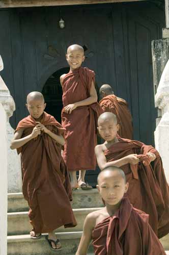 happy monk-AsiaPhotoStock