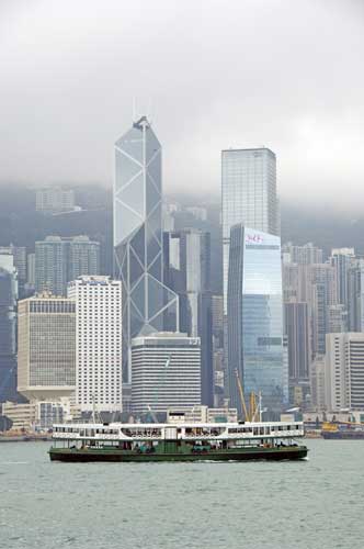 star ferry in harbour-AsiaPhotoStock