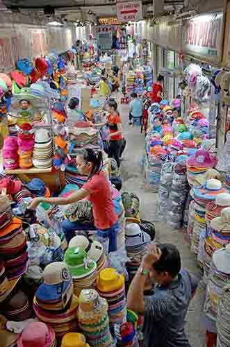 hat stalls-AsiaPhotoStock