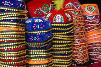 colourful muslim hats-AsiaPhotoStock