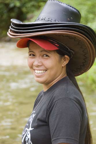 mangyan hat seller-AsiaPhotoStock