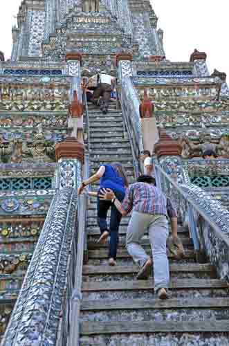 helping hand at arun-AsiaPhotoStock