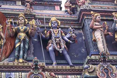 hindu temple skulls-AsiaPhotoStock