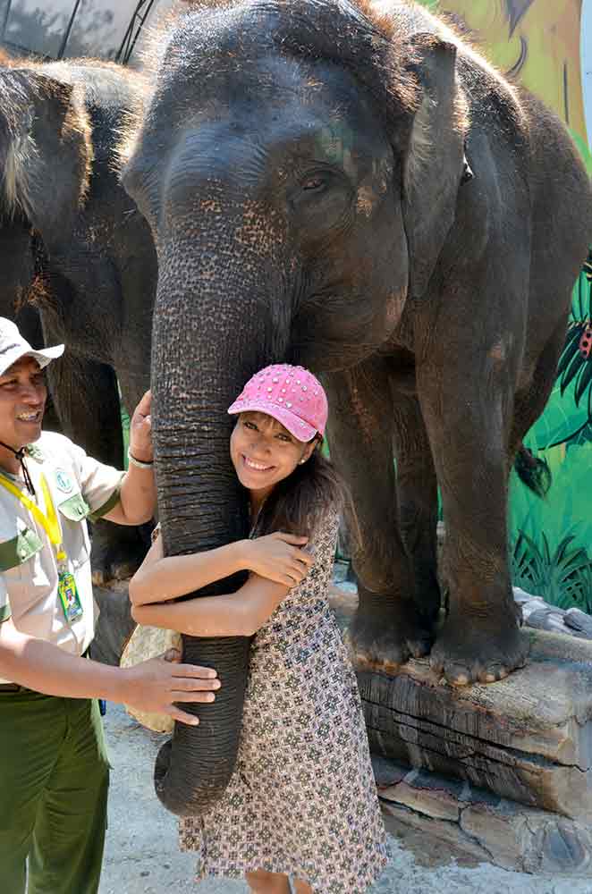 AsiaPhotoStock, hug elephant