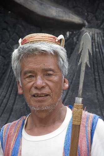 igorot with spear-AsiaPhotoStock