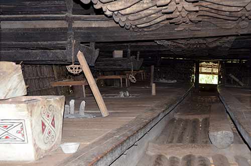 inside longhouse-AsiaPhotoStock