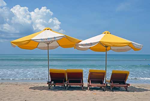 kuta umbrellas-AsiaPhotoStock