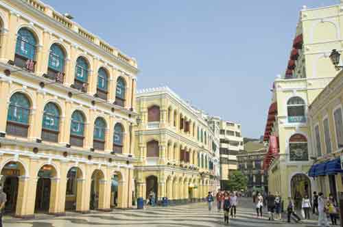 largo do senado macau-AsiaPhotoStock