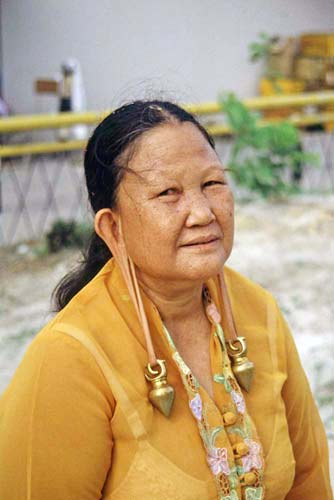 big earrings on malay-AsiaPhotoStock