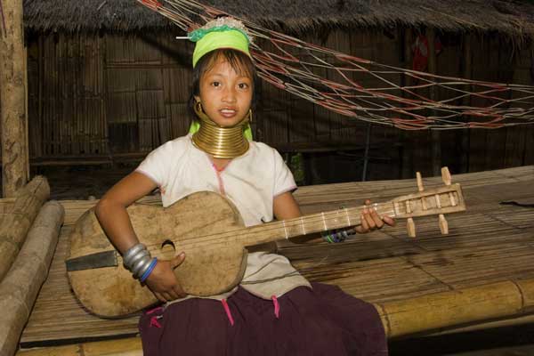 long neck guitar player-AsiaPhotoStock