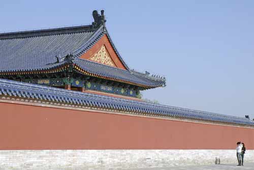 long red wall-AsiaPhotoStock