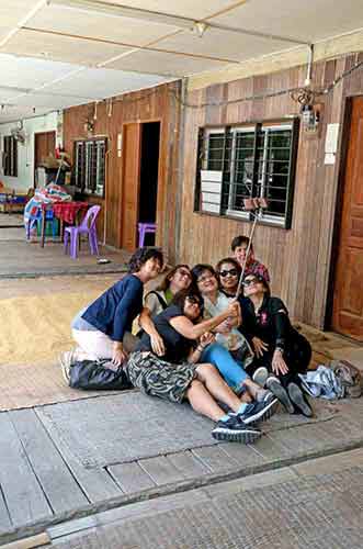 longhouse selfie-AsiaPhotoStock