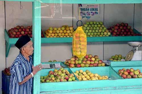 man fruit stall-AsiaPhotoStock