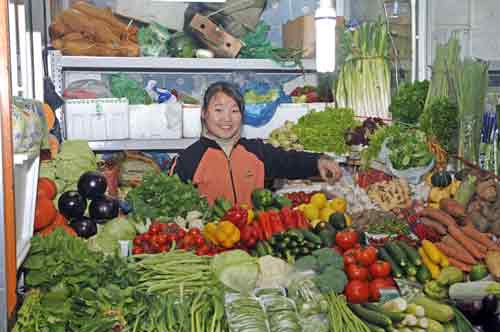 vegetable market stall-AsiaPhotoStock