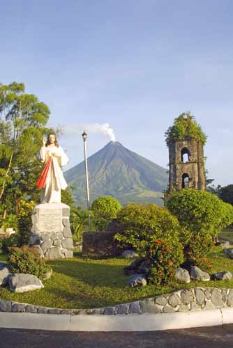 view of mt mayon-AsiaPhotoStock