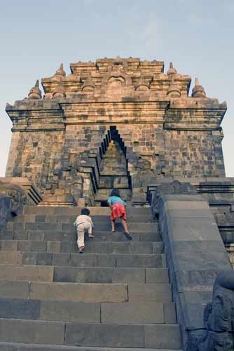 steps to mendut-AsiaPhotoStock