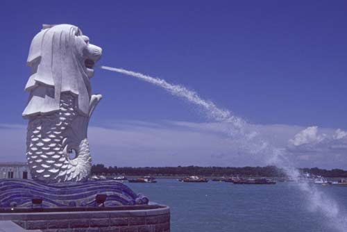 merlion singapore-AsiaPhotoStock