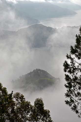 misty lake toba-AsiaPhotoStock