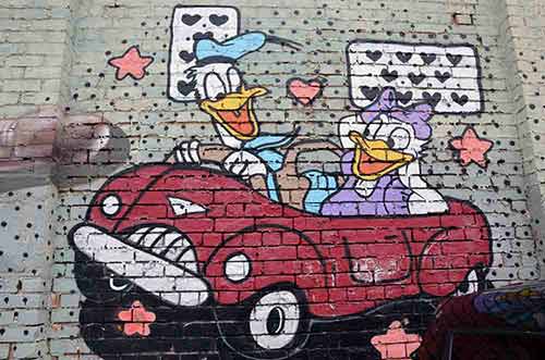 donald duck mural-AsiaPhotoStock